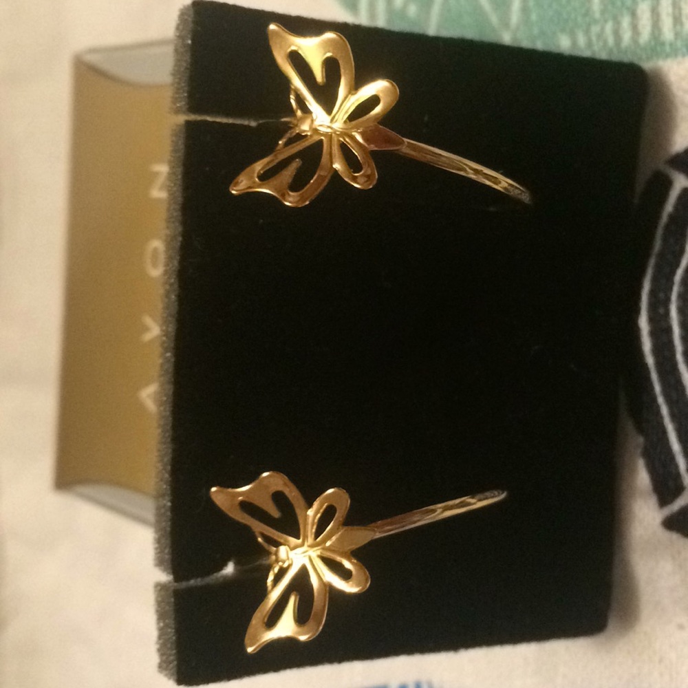 Avon 1997 butterfly pierced earrings